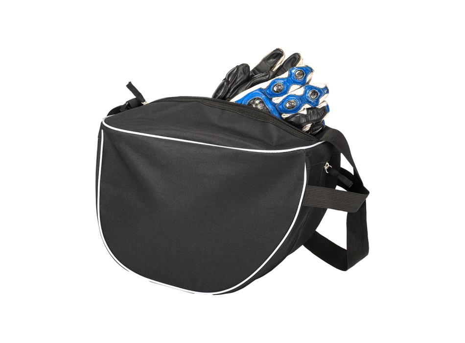 Borsa porta casco in poliestere 600d con tracolla e tasca porta guanti FullGadgets.com