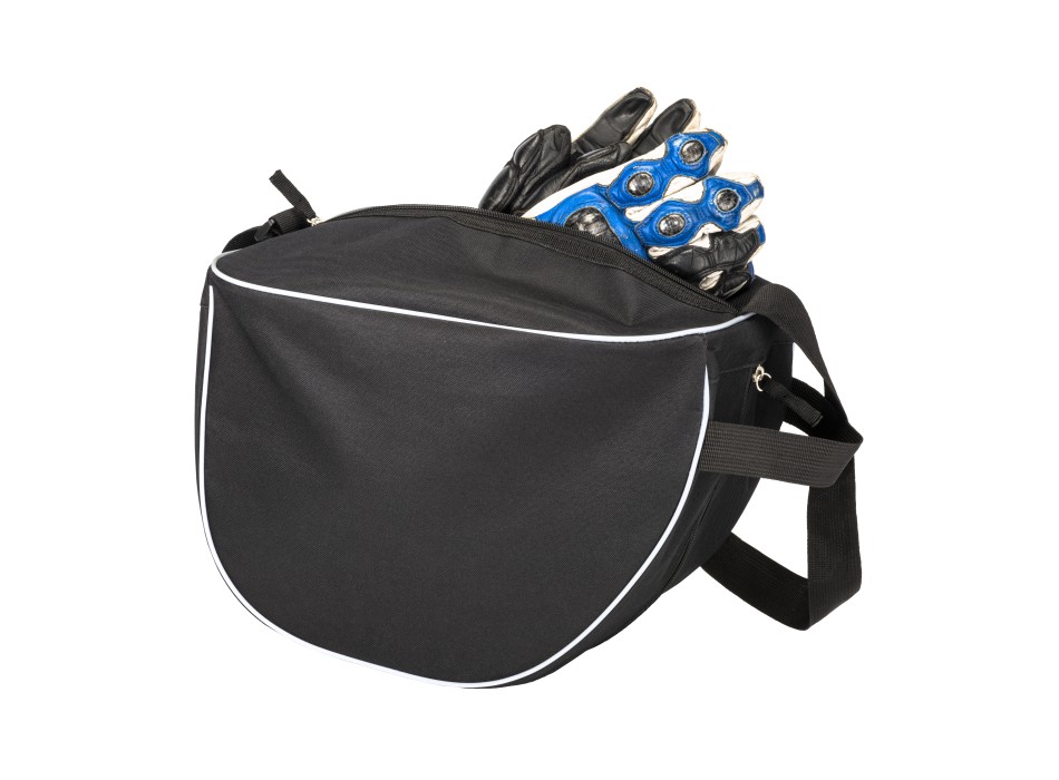 Borsa porta casco in poliestere 600d con tracolla e tasca porta guanti FullGadgets.com