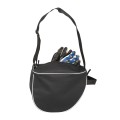Borsa porta casco in poliestere 600d con tracolla e tasca porta guanti