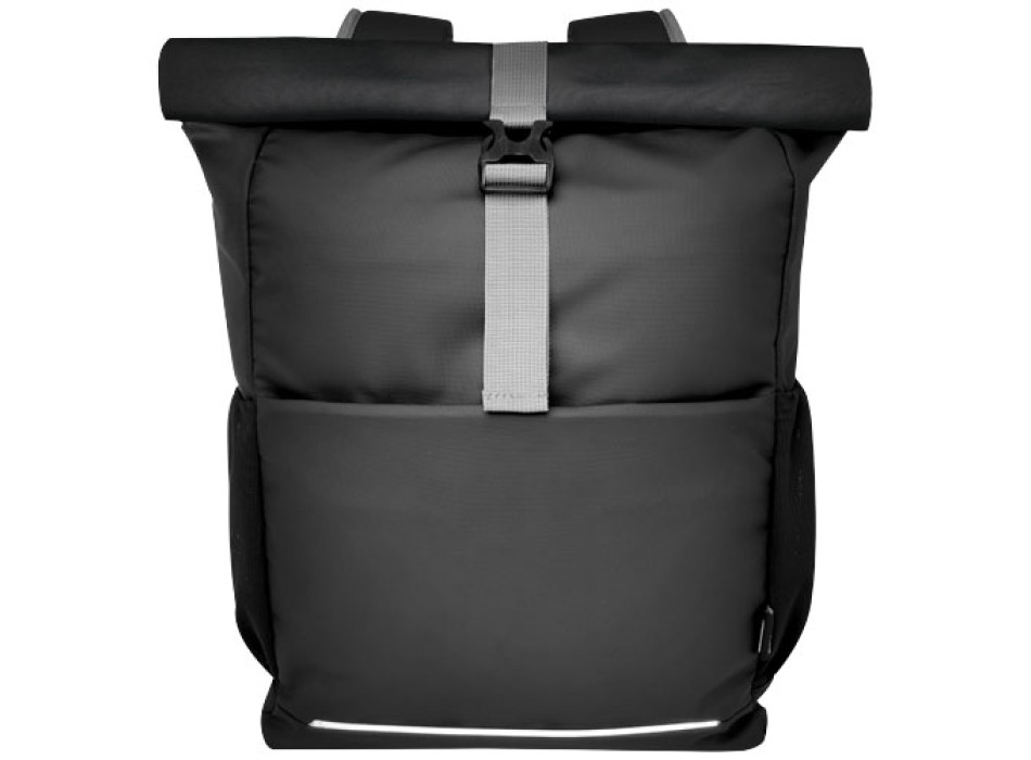 Borsa roll-top per bicicletta impermeabile in materiale riciclato certificato GRS per portatile da 15" Aqua FullGadgets.com