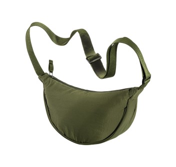 Borsa rotonda  in nylon con tracolla regolabile, chiusura con zip FullGadgets.com