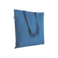 Borsa shopper a tinta unita in cotone riciclato da 280 g/m2