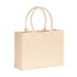 Borsa shopper in cotone riciclato laminato da 300 g/m2