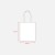 Borsa shopper in cotone riciclato 120 g/m2, manici lunghi
