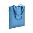 Borsa shopper in cotone riciclato 300 g/m2 con effetto melange con manici lunghi FullGadgets.com