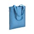Borsa shopper in cotone riciclato 300 g/m2 con effetto melange con manici lunghi