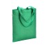 Borsa shopper in cotone riciclato 300 g/m2 con effetto melange con manici lunghi