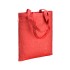 Borsa shopper in cotone riciclato 300 g/m2 con effetto melange con manici lunghi