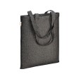 Borsa shopper in cotone riciclato 300 g/m2 con effetto melange con manici lunghi FullGadgets.com