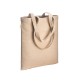 Borsa shopper in cotone riciclato 300 g/m2 con effetto melange con manici lunghi FullGadgets.com
