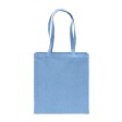 Borsa shopper in cotone riciclato 300 g/m2 con effetto mélange. Manici lunghi e soffietto FullGadgets.com