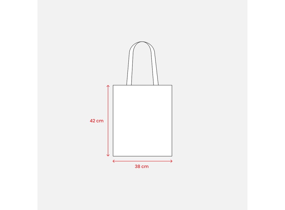 Borsa shopper in cotone riciclato da 280 g/m2 FullGadgets.com