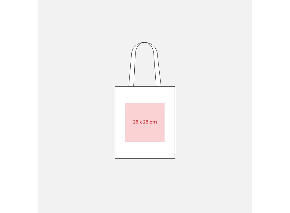 Borsa shopper in cotone riciclato da 280 g/m2 FullGadgets.com
