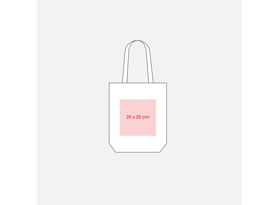 Borsa shopper in cotone riciclato da 280 g/m2 FullGadgets.com