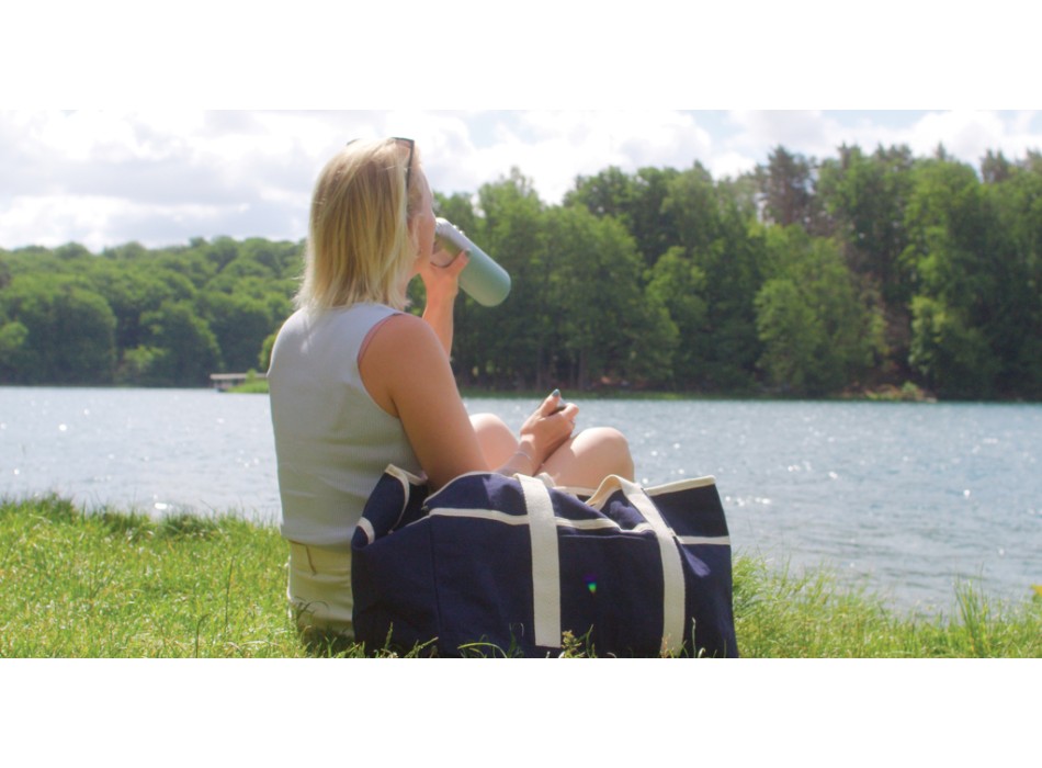 Borsa spiaggia VINGA Volonne in tela riciclata AWARE™ FullGadgets.com