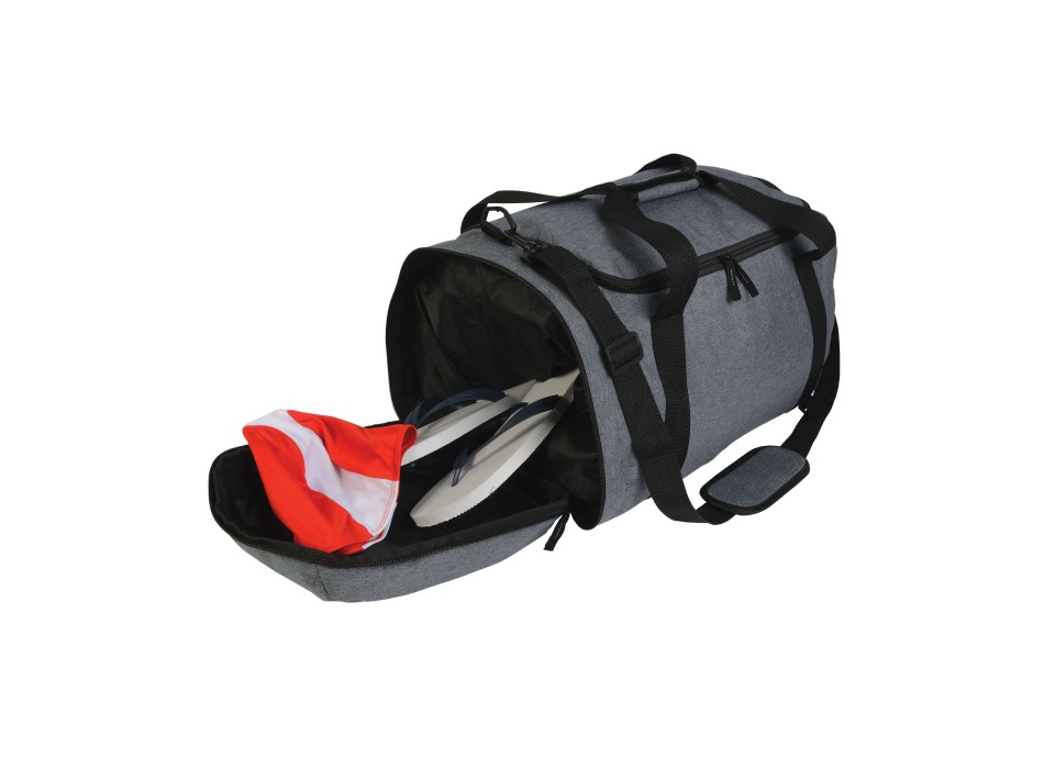 Borsa sport in poliestere twotone con spallacci estraibili e tasca porta scarpe FullGadgets.com