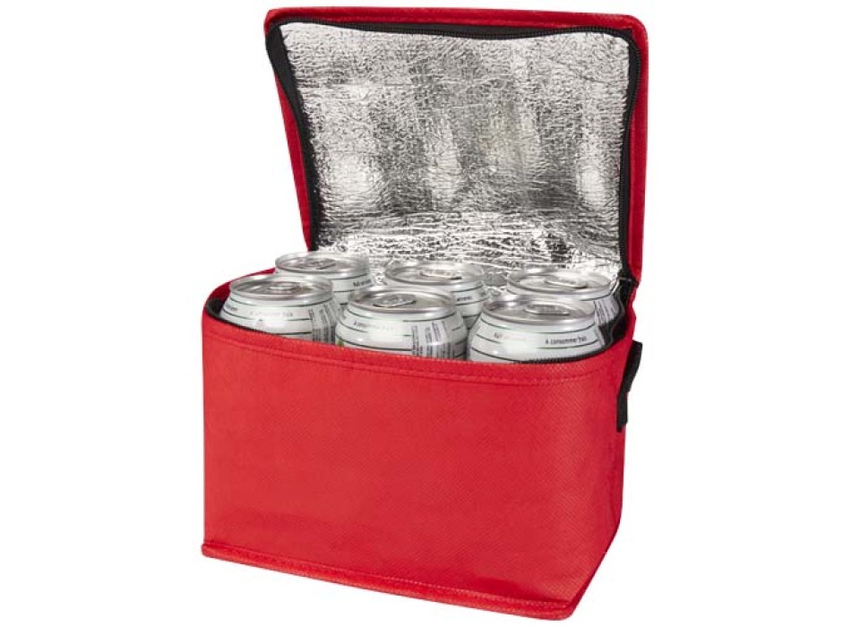 Borsa termica con capacità per 6 lattine in tessuto non tessuto riciclato certificato GRS Spectrum - 4L FullGadgets.com