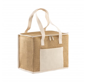 Borsa termica in juta con interno argentato FullGadgets.com