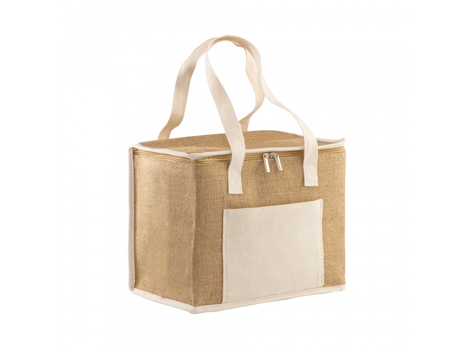 Borsa termica in juta con interno argentato FullGadgets.com
