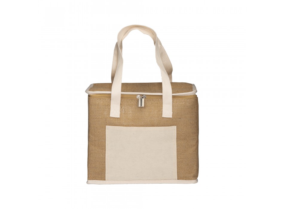 Borsa termica in juta con interno argentato FullGadgets.com