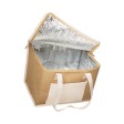 Borsa termica in Juta con interno argentato FullGadgets.com