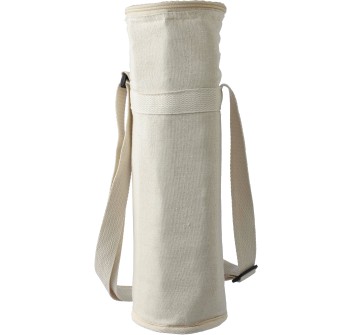 Borsa termica per bottiglie in cotone riciclato 270 g/m2 Eugene FullGadgets.com