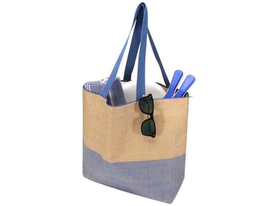 Borsa tote grande in carta paglia con cerniera Rhythm - 21L FullGadgets.com
