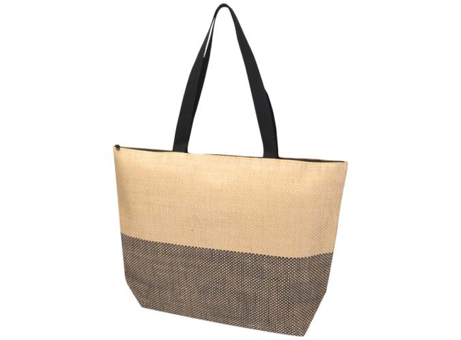 Borsa tote grande in carta paglia con cerniera Rhythm - 21L FullGadgets.com