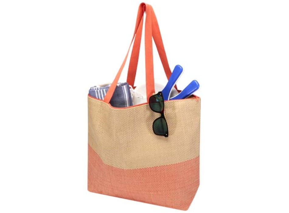 Borsa tote grande in carta paglia con cerniera Rhythm - 21L FullGadgets.com