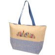 Borsa tote grande in carta paglia con cerniera Rhythm - 21L FullGadgets.com