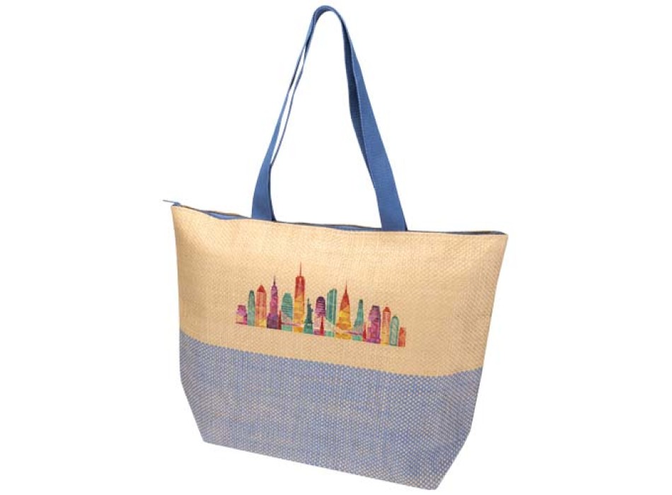 Borsa tote grande in carta paglia con cerniera Rhythm - 21L FullGadgets.com
