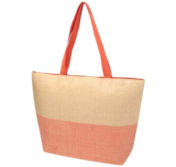 Borsa tote grande in carta paglia con cerniera Rhythm - 21L FullGadgets.com