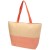 Borsa tote grande in carta paglia con cerniera Rhythm - 21L