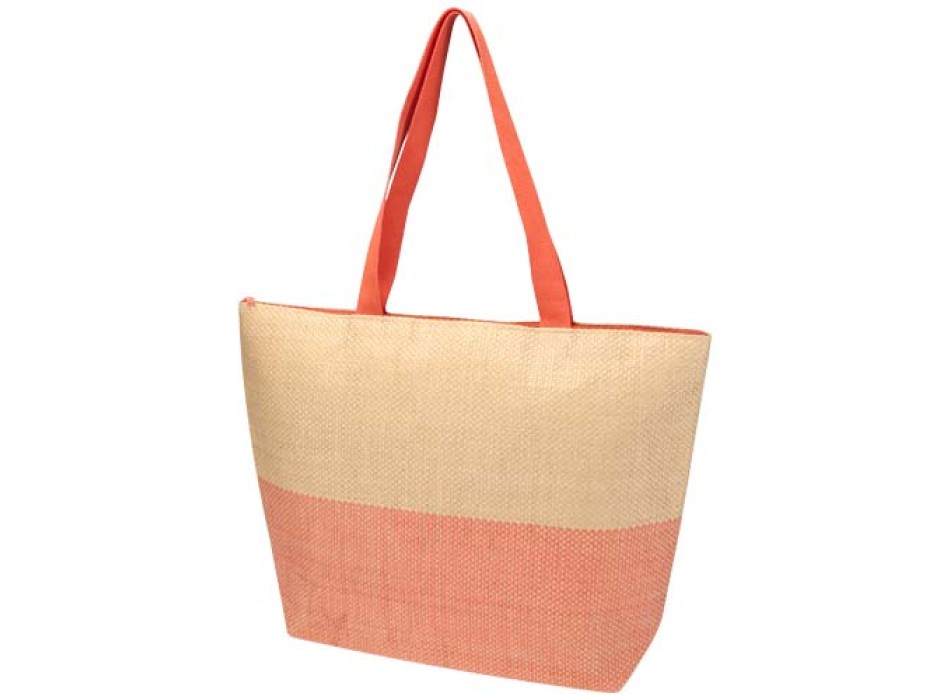 Borsa tote grande in carta paglia con cerniera Rhythm - 21L FullGadgets.com