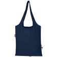 Borsa tote pieghevole in misto cotone riciclato certificato GRS da 140 g/m² Madras Blend- 7L FullGadgets.com