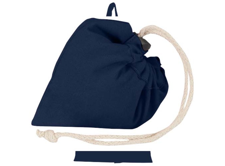 Borsa tote pieghevole in misto cotone riciclato certificato GRS da 140 g/m² Madras Blend- 7L FullGadgets.com