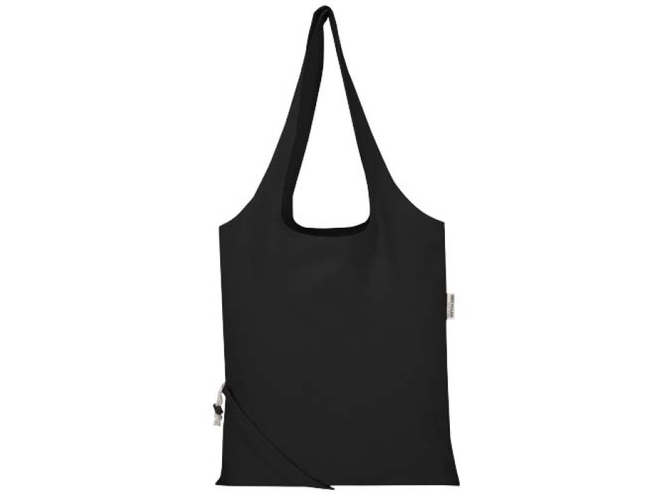 Borsa tote pieghevole in misto cotone riciclato certificato GRS da 140 g/m² Madras Blend- 7L FullGadgets.com
