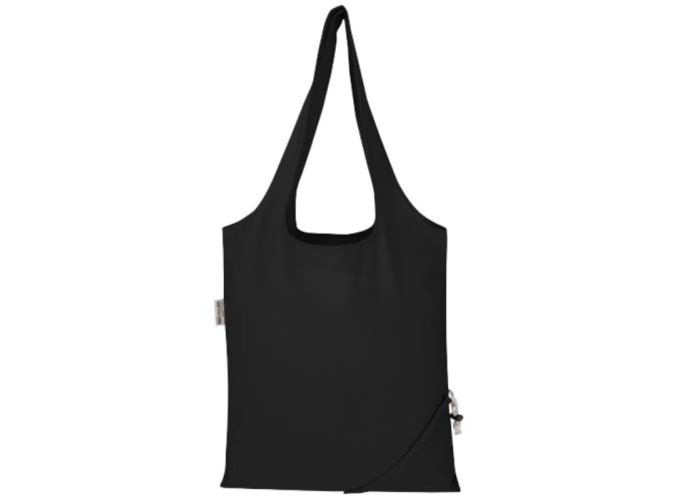 Borsa tote pieghevole in misto cotone riciclato certificato GRS da 140 g/m² Madras Blend- 7L FullGadgets.com