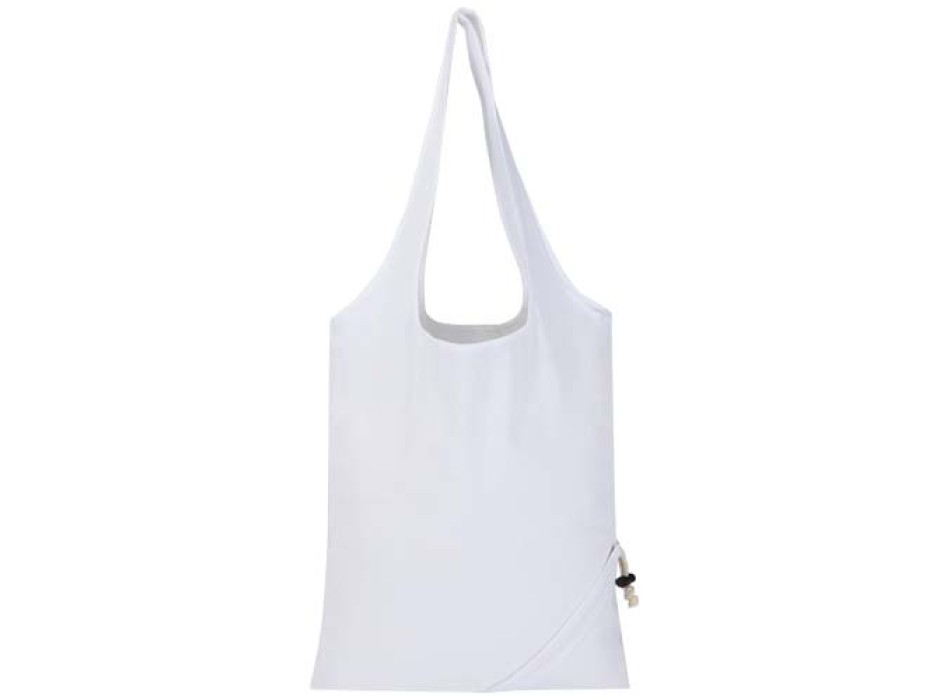 Borsa tote pieghevole in misto cotone riciclato certificato GRS da 140 g/m² Madras Blend- 7L FullGadgets.com