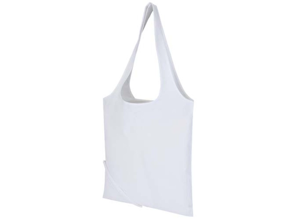 Borsa tote pieghevole in misto cotone riciclato certificato GRS da 140 g/m² Madras Blend- 7L FullGadgets.com