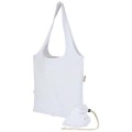 Borsa tote pieghevole in misto cotone riciclato certificato GRS da 140 g/m² Madras Blend- 7L