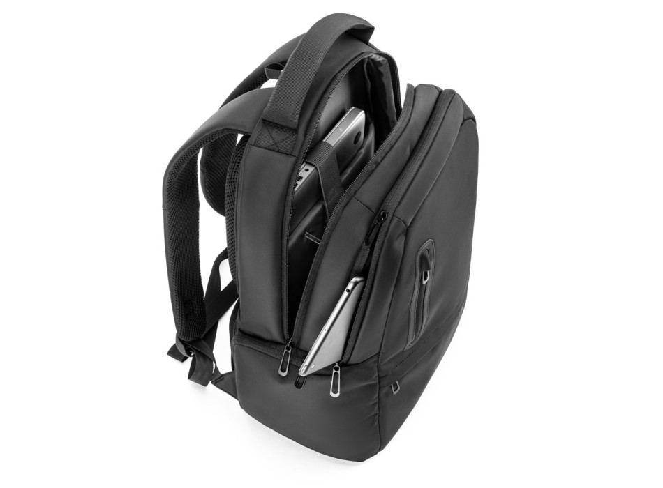 BOSTON SOLID. Zaino per laptop (17") in nylon 150D con 2 scomparti imbottiti FullGadgets.com