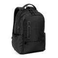 BOSTON SOLID. Zaino per laptop (17") in nylon 150D con 2 scomparti imbottiti