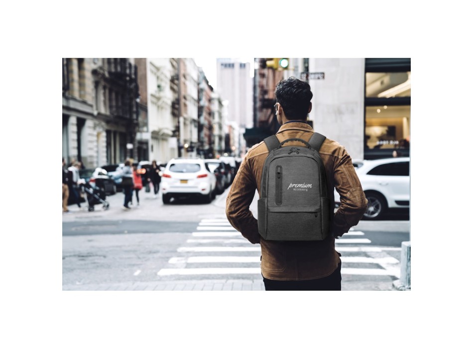 BOSTON. Zaino impermeabile porta PC 17'' in nylon 2 toni FullGadgets.com