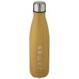 Bottiglia Cove da 500 ml con isolamento sottovuoto in acciaio inossidabile e motivo ornamentale in legno FullGadgets.com