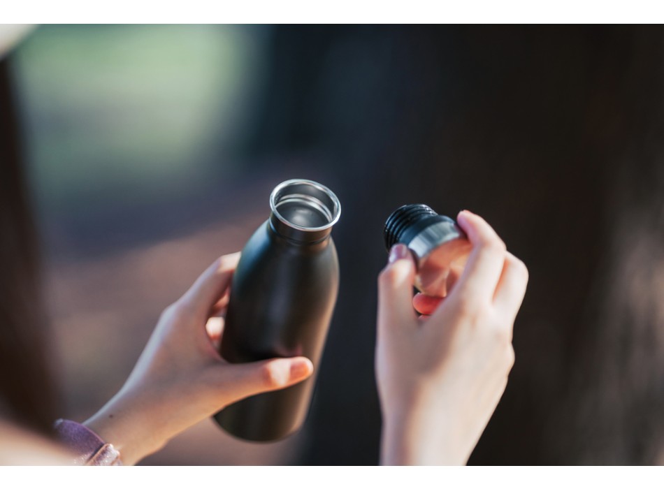 Bottiglia deluxe in acciaio riciclato RCS 500 ML FullGadgets.com