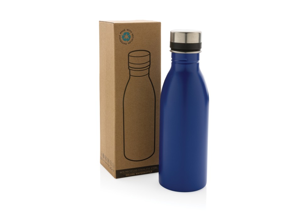 Bottiglia deluxe in acciaio riciclato RCS 500 ML FullGadgets.com