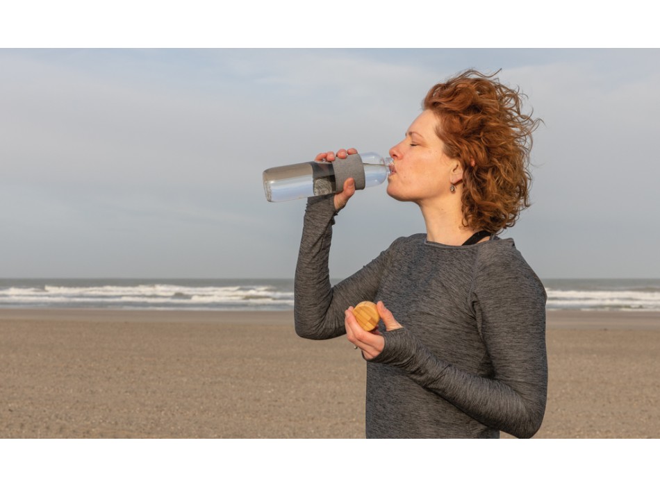 Bottiglia di vetro borosilicato Impact in bambù 750ml FullGadgets.com