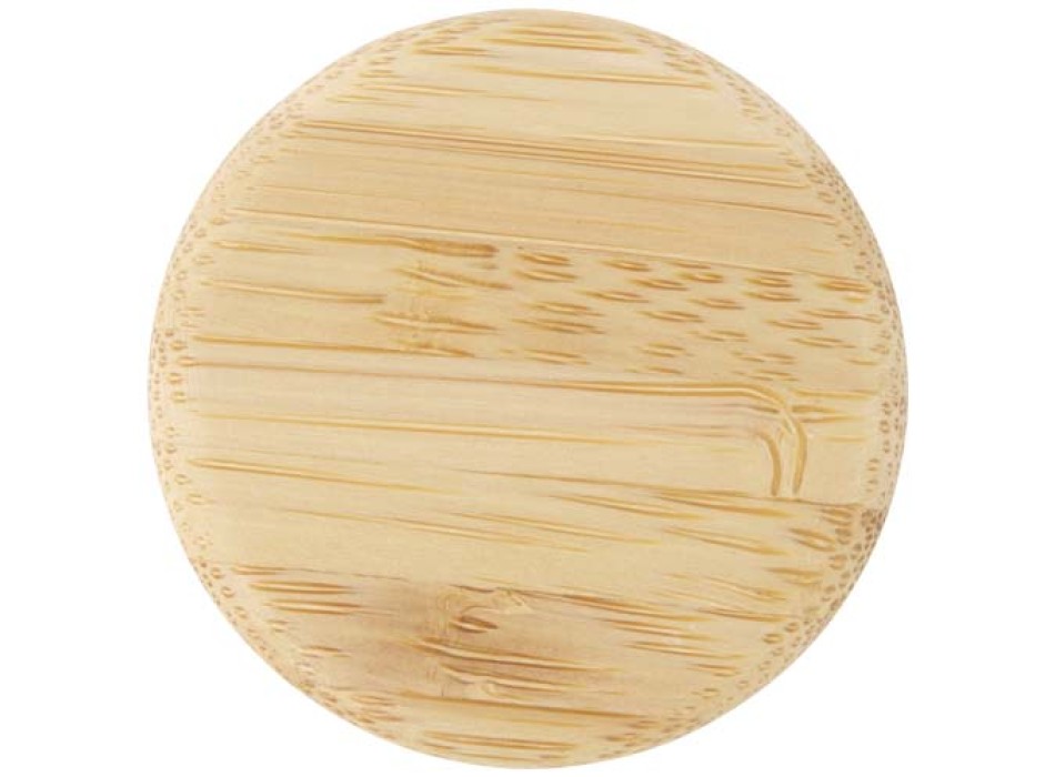 Bottiglia in vetro a calce sodata opaco con coperchio in bambù da 500 ml Lume   FullGadgets.com