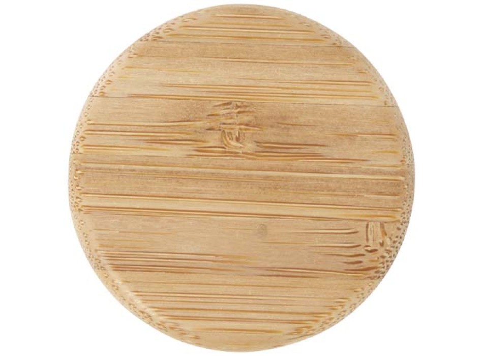 Bottiglia in vetro a calce sodata opaco con coperchio in bambù da 500 ml Lume   FullGadgets.com